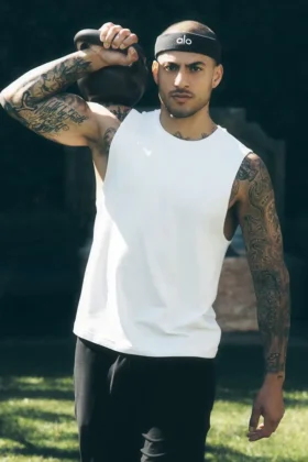Conquer Muscle Tank - White