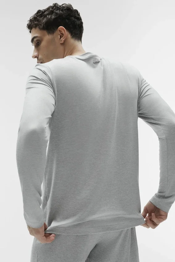 Conquer Reform Crewneck Long Sleeve - Athletic Heather Grey