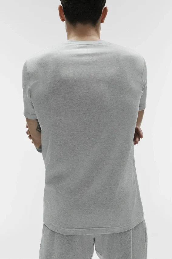 Conquer Reform Crewneck Short Sleeve - Athletic Heather Grey