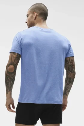 Conquer Reform Crewneck Short Sleeve – Provence Blue Heather