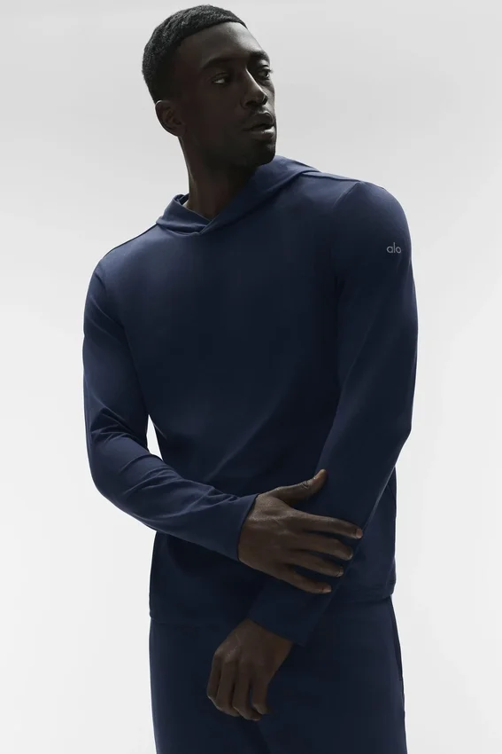 Conquer Reform Long Sleeve with Hood - Navy
