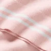 Cotton Cashmere My Serve Short Sleeve - Sundrenched Pink/White