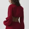 Cotton Cropped Real Deal Long Sleeve - Summer Romance Red