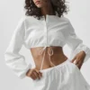 Cotton Cropped Real Deal Long Sleeve - White