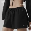 Cotton High-Waist Real Deal Short - Black