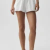 Cotton High-Waist Real Deal Short - White