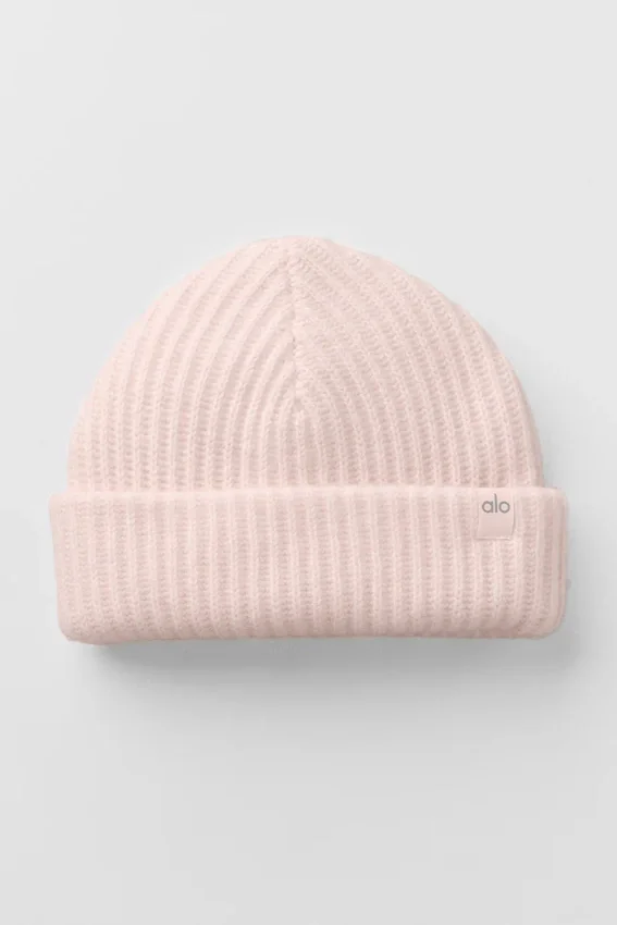Courchevel Cashmere Beanie - Frosted Pink