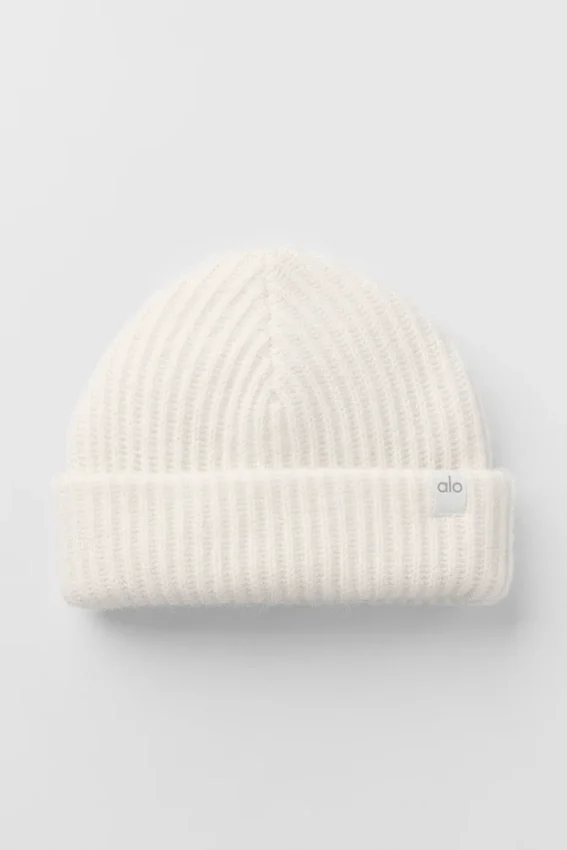 Courchevel Cashmere Beanie - Ivory