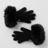 Courchevel Cashmere Gloves - Black