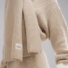 Courchevel Cashmere Scarf - Birch Heather