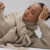 Courchevel Cashmere Scarf - Flax Heather