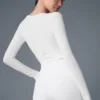 Cover Long Sleeve Top - White