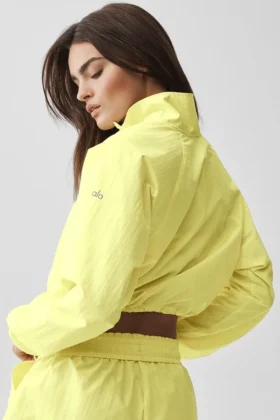 Cropped 1/4 Zip Alumni Pullover – Sunshine