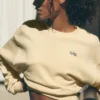 Cropped Accolade Crewneck - Candlelight Yellow