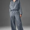 Cropped Afterglow Pullover - Steel Grey