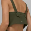 Cropped Dreamscape Tank - Green Olive