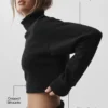 Cropped Serenity Coverup - Black