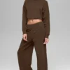 Cropped Serenity Coverup - Espresso