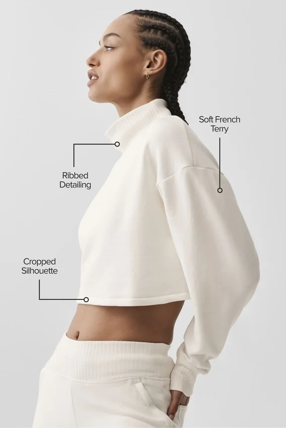 Cropped Serenity Coverup - Ivory
