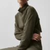 Cropped Serenity Coverup - Olive Tree
