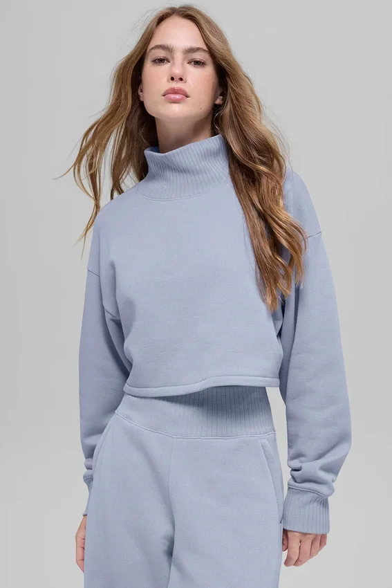 Cropped Serenity Coverup - Winter Frost