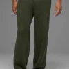 Domain Rib Knit Sweatpant - Green Olive