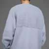 Domain Shift Rib Knit Sweater Crew - Winter Frost