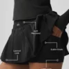 Double or Nothing Tennis Skirt - Black
