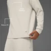 Double Take Long Sleeve 1/4 Zip - Bone