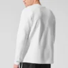 Double Take Long Sleeve Crew - White