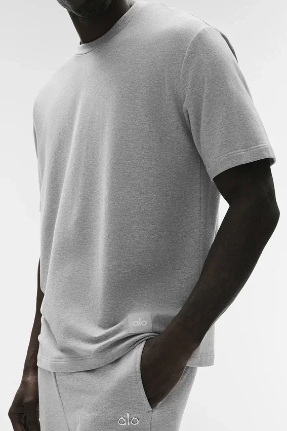 Double Take Short Sleeve - Athletic Heather Grey