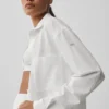 Dreamscape Button Down Long Sleeve - White
