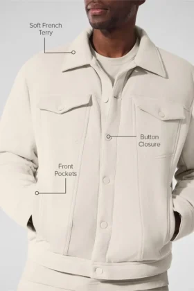 Ease Trucker Jacket – Bone