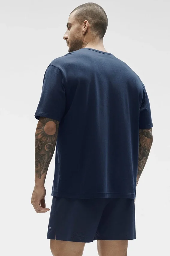 Essential Short Sleeve Street Tee - Navy