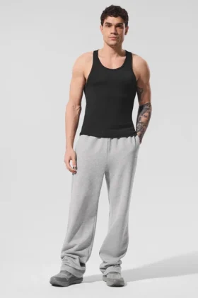 Everyday Modal Rib Tank – Black