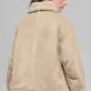 Faux Shearling Grand Jacket - Woodland Tan