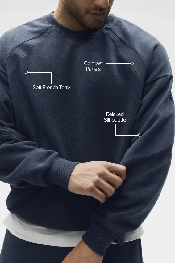Field Crew Neck Sweatshirt - Navy