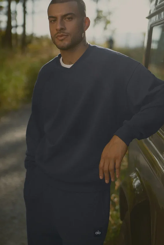 Field Crew Neck Sweatshirt - Navy