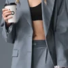 First-Class Blazer - Steel Grey