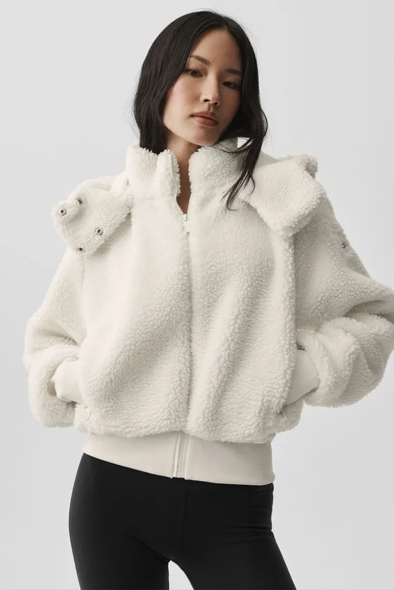 Foxy Sherpa Jacket - Ivory