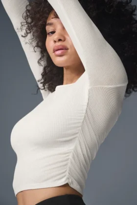 Gather Long Sleeve – Ivory