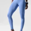 High-Waist Airbrush Legging - Crystal Clear Blue
