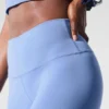 High-Waist Airbrush Legging - Crystal Clear Blue