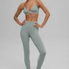 High-Waist Airbrush Legging - Lunar Grey
