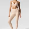 High-Waist Airlift Legging - Macadamia