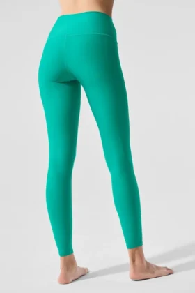 High-Waist Airlift Legging – Spruce Green