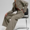 High-Waist Main Character Wide Leg Trouser - Light Cocoa