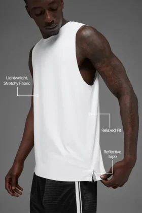 Idol Muscle Tank – White