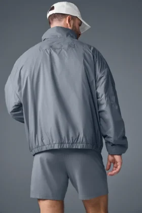 Latitude Light Weight 1/2 Zip Pullover Jacket – Steel Grey