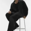 Linen Days Straight Leg Pant - Black